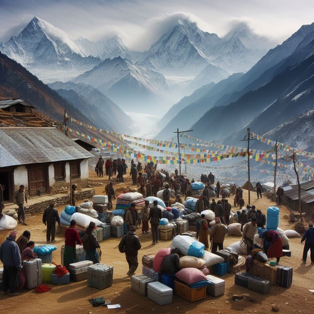 Villager migration in Nepal | Nepalaya Productions